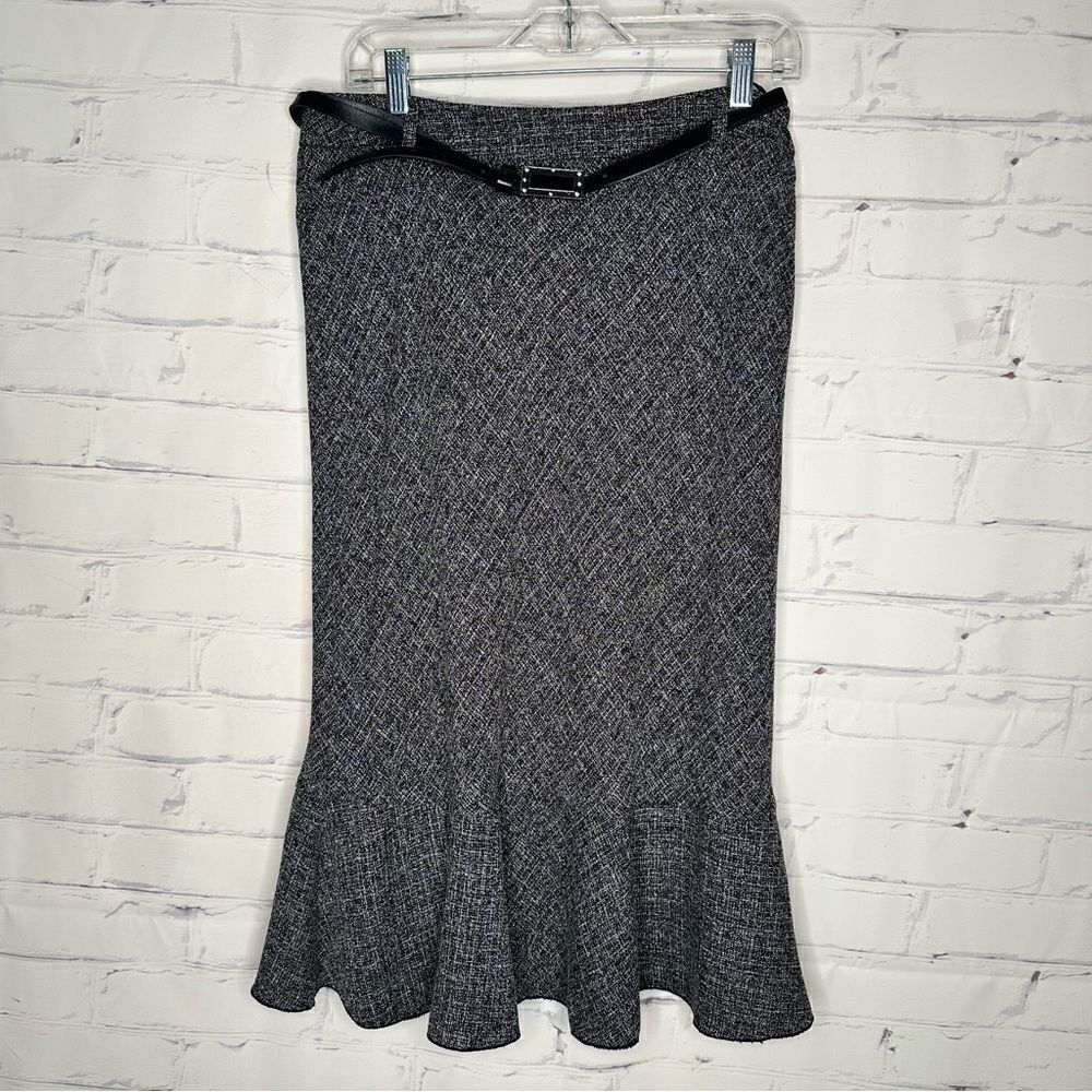 Style & Co size 10 petite gray skirt
